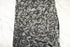 Gray Abstract Floral Burnout Knit Jersey Fabric Remnant 2.75 yards